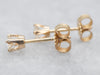 Classic Gold Diamond Stud Earrings