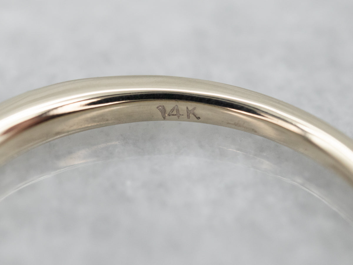 Thin Pave Set Diamond Wedding Band