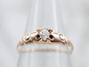 Victorian Old Mine Cut Diamond Buttercup Engagement Ring