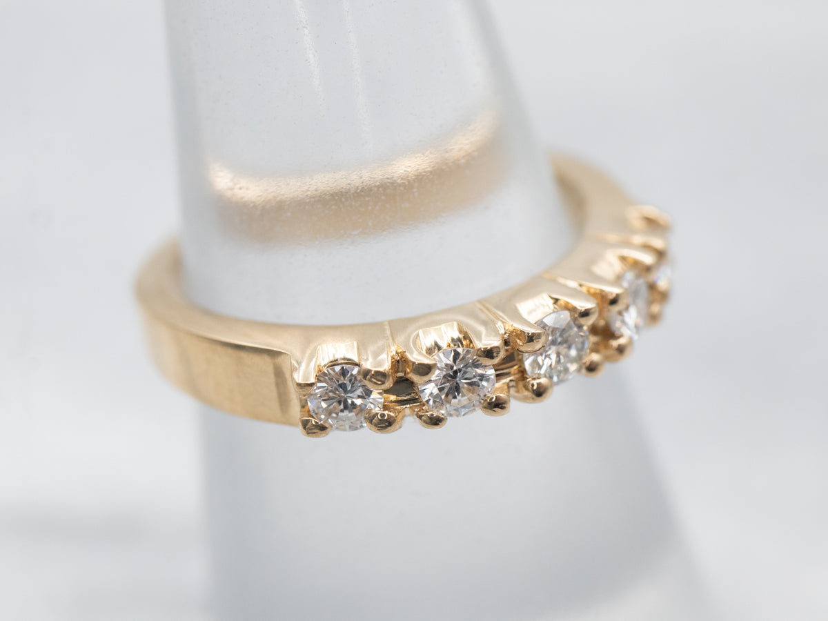 Yellow Gold Diamond Wedding Band