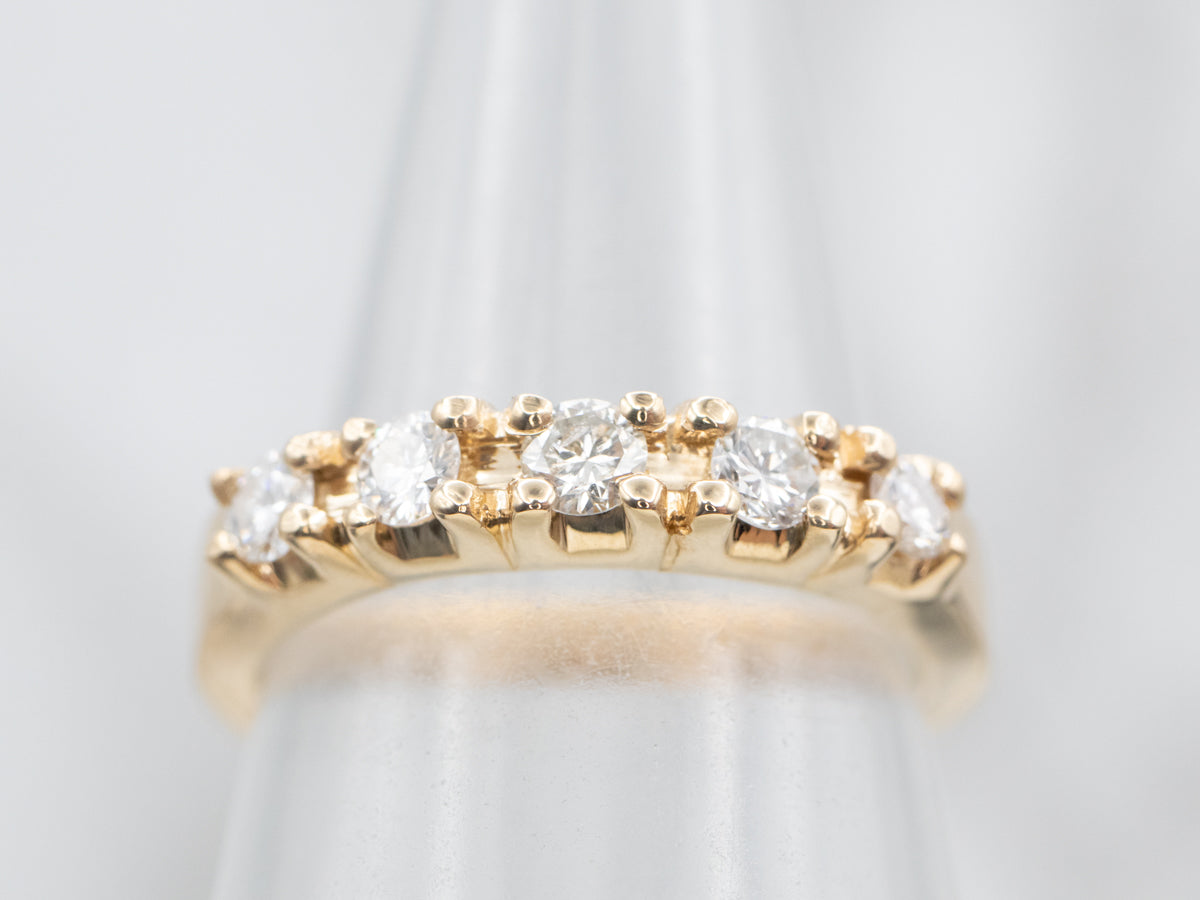 Yellow Gold Diamond Wedding Band
