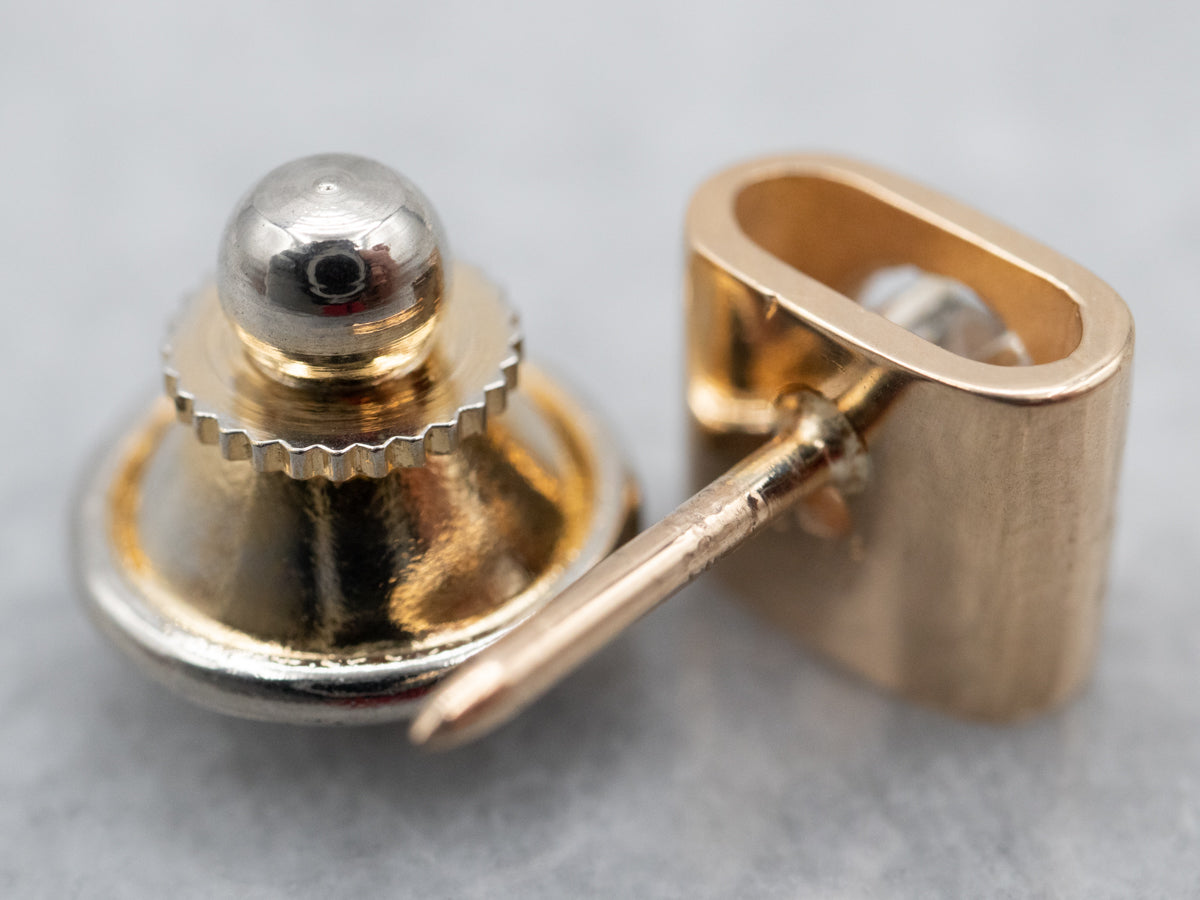 Sweet Gold Diamond Tie Pin
