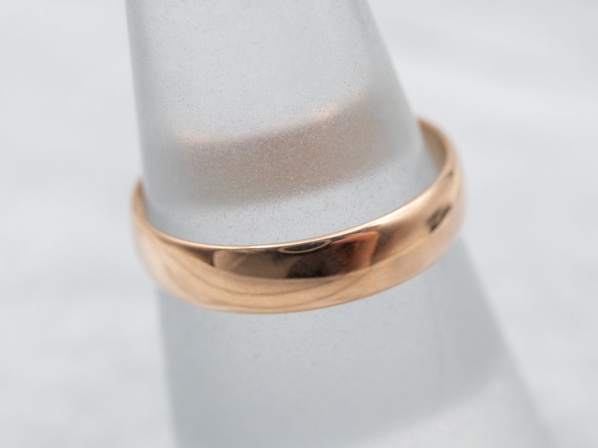 Plain Gold Wedding Band