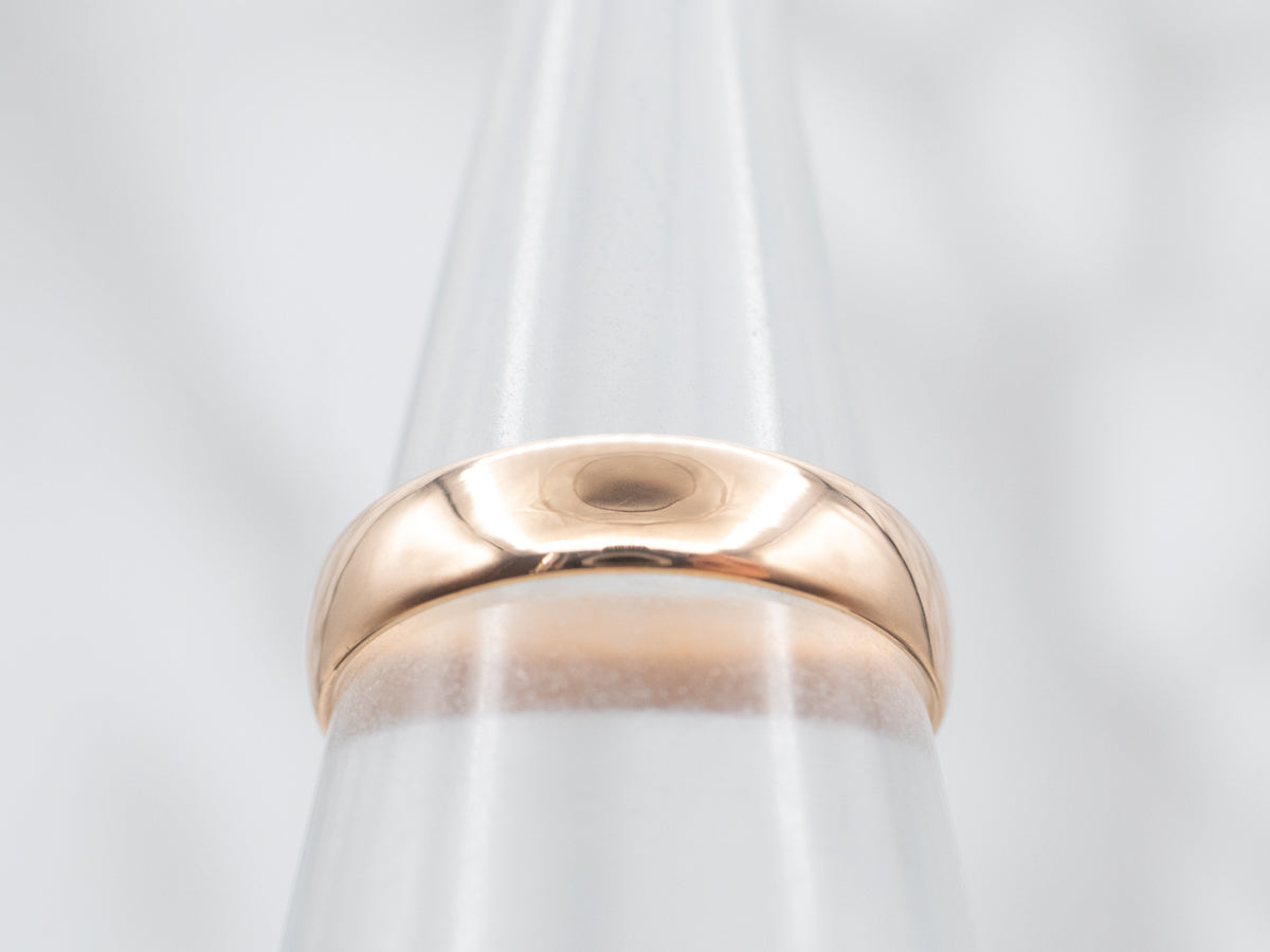 Plain Gold Wedding Band