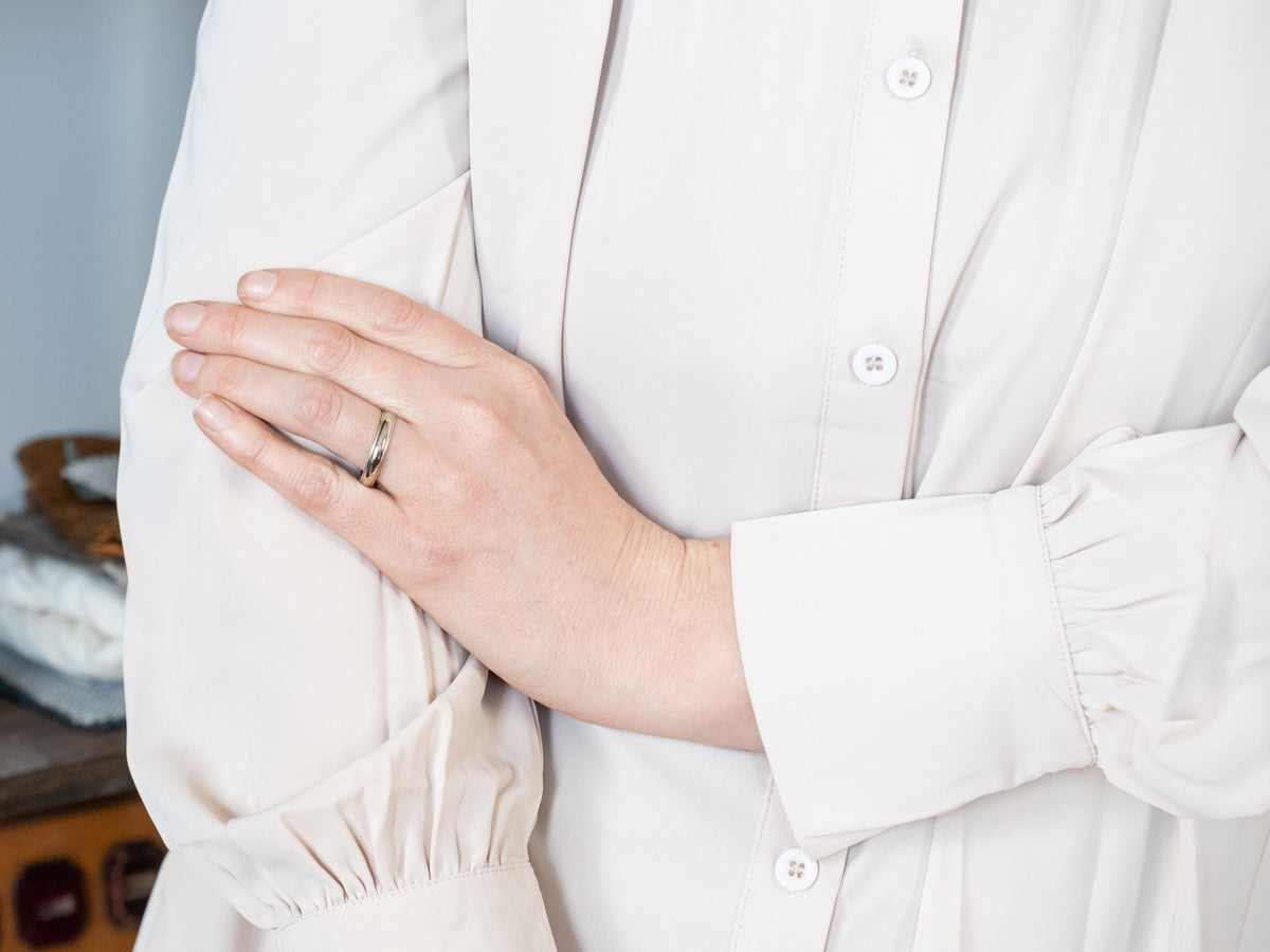 Milgrain Edge Wedding Band