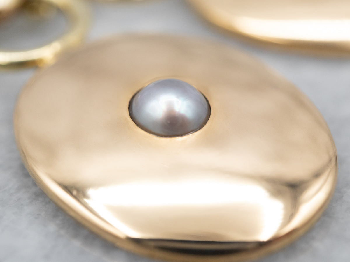 Sweet Drop Earrings with Pearl Accents