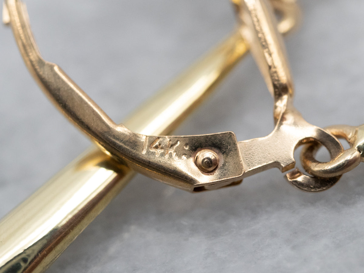 Sweet Drop Earrings with Pearl Accents