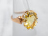 Victorian Rose Gold Heliodor Beryl Ring