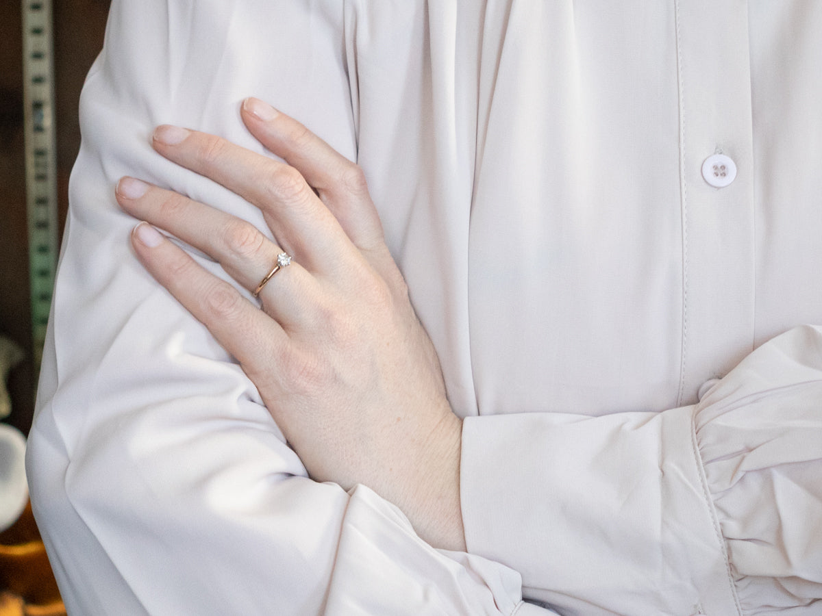 Gorgeous Diamond Solitaire Engagement Ring