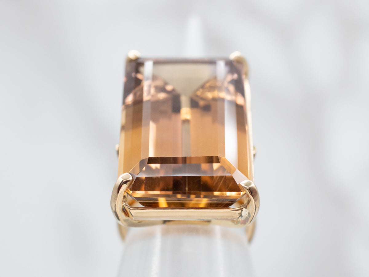 Show Stopping Smoky Quartz Cocktail Ring