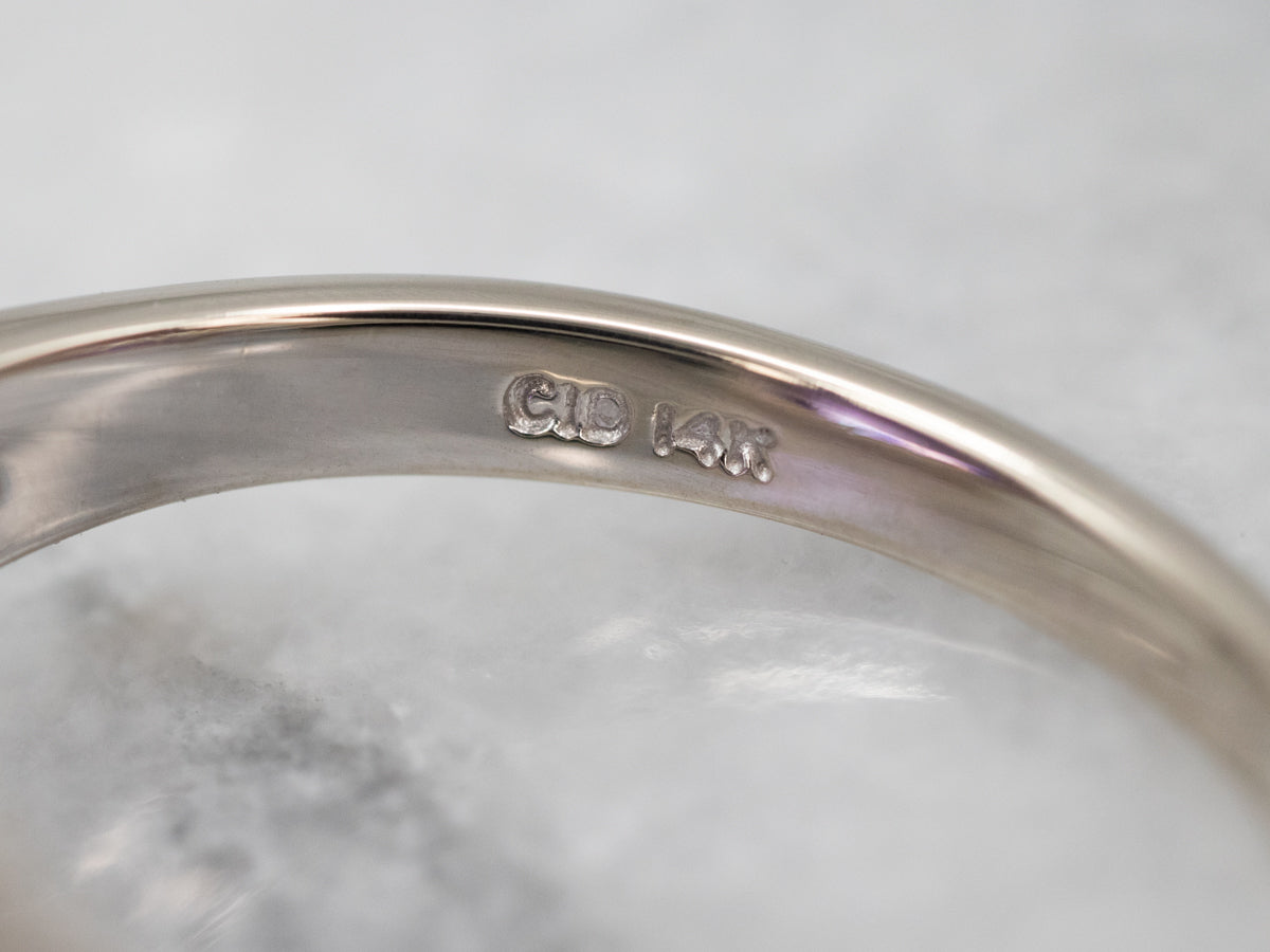 Sophisticated Amethyst Solitaire Cocktail Bypass Ring