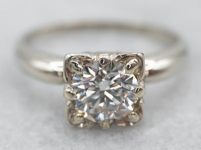 Brilliant AGS Certified Diamond Solitaire Engagement Ring
