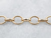 Classic Yellow Gold Oval Link Bracelet