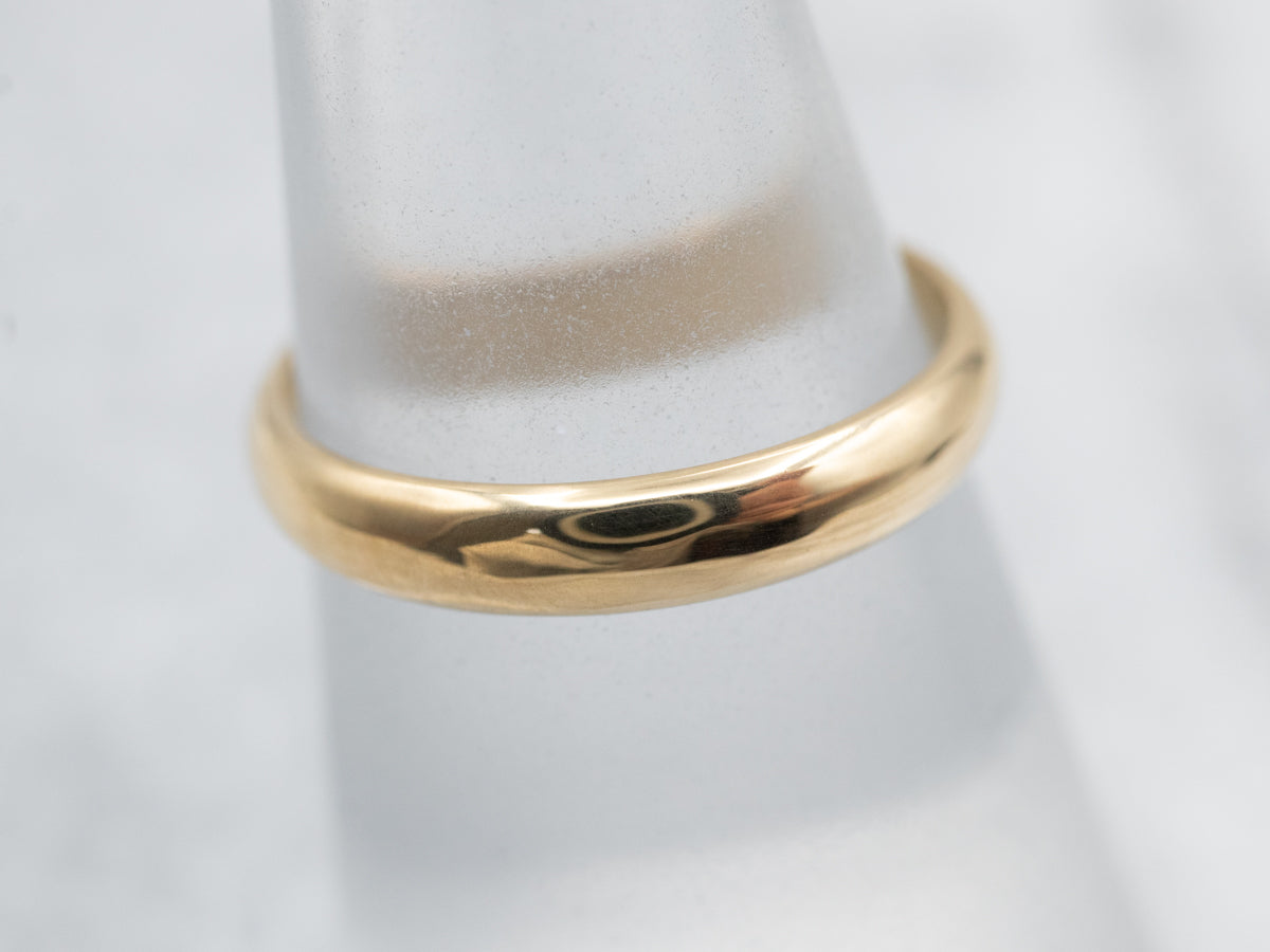 Simple Plain Wedding Band