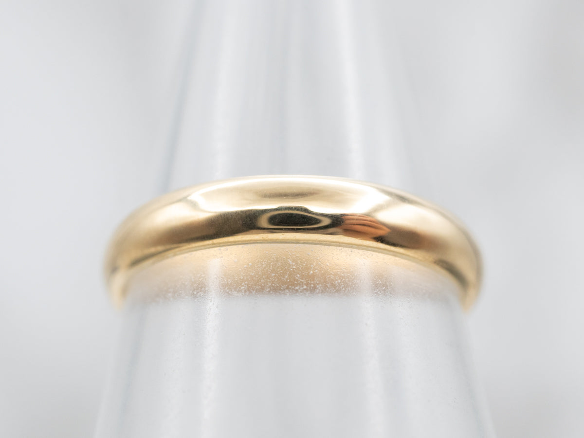 Simple Plain Wedding Band