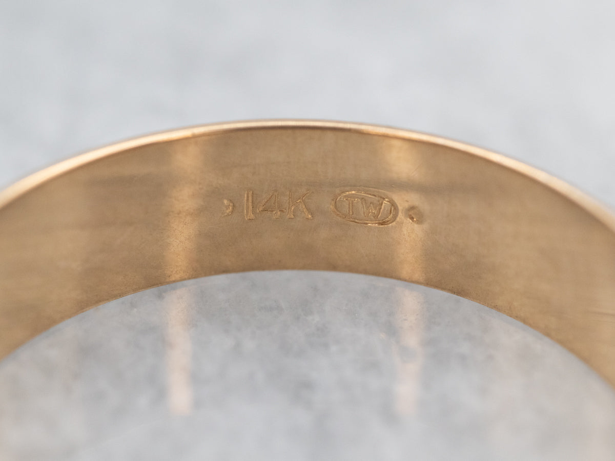 Classic Yellow Gold Plain Wedding Band