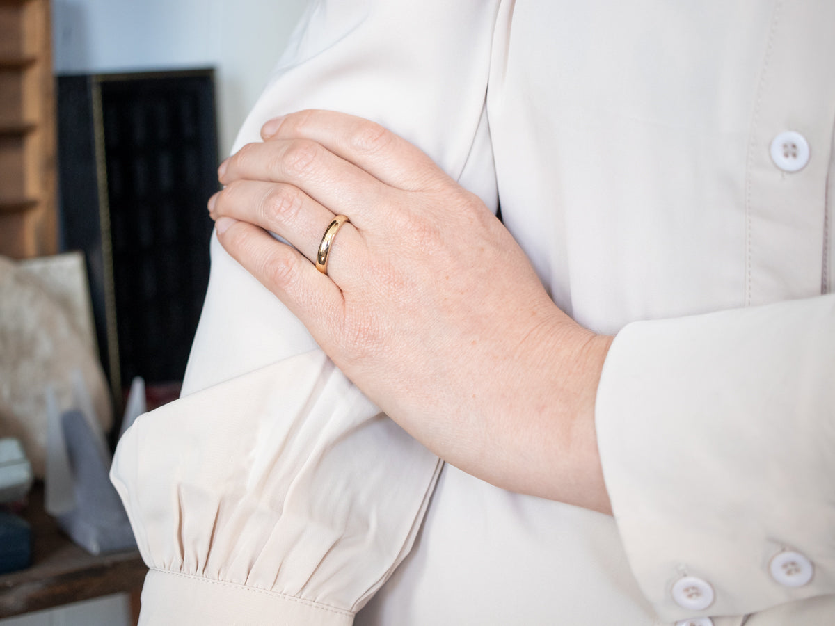 Classic Yellow Gold Plain Wedding Band