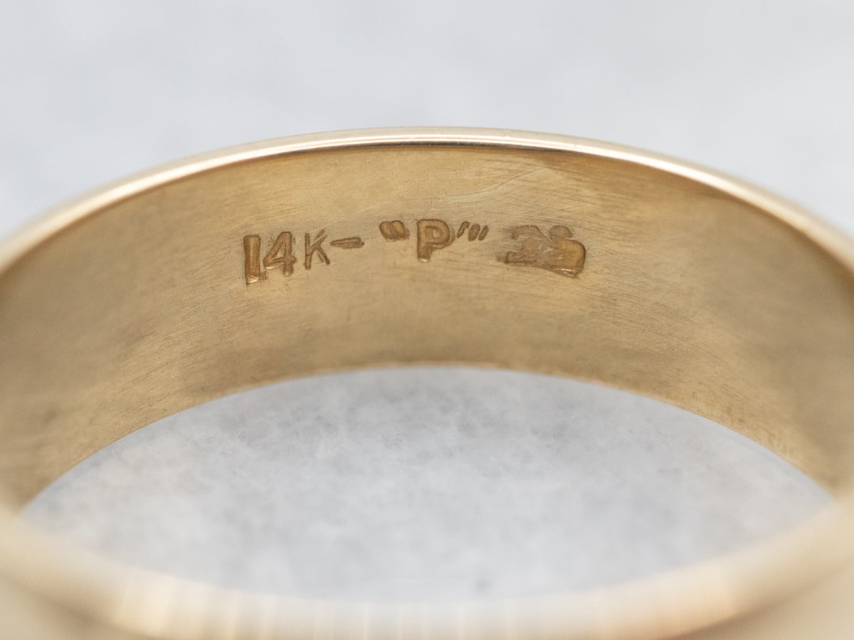 Classic Yellow Gold Plain Wedding Band