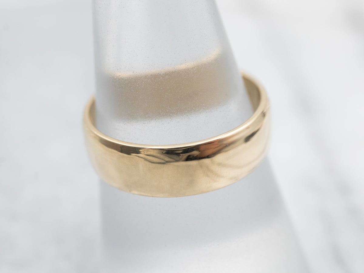 Classic Yellow Gold Plain Wedding Band