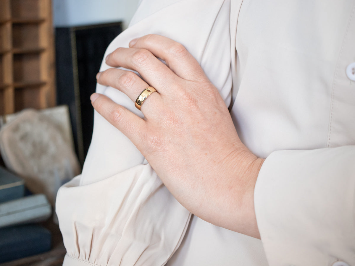 Classic Yellow Gold Plain Wedding Band