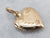 Vintage Gold Engraved Heart Locket
