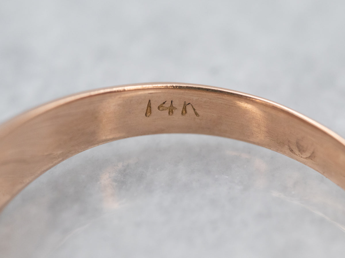 Victorian Old Mine Cut Diamond Solitaire Engagement Ring