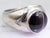 White Gold Cat's Eye Sillimanite Ring with Diamond Accents