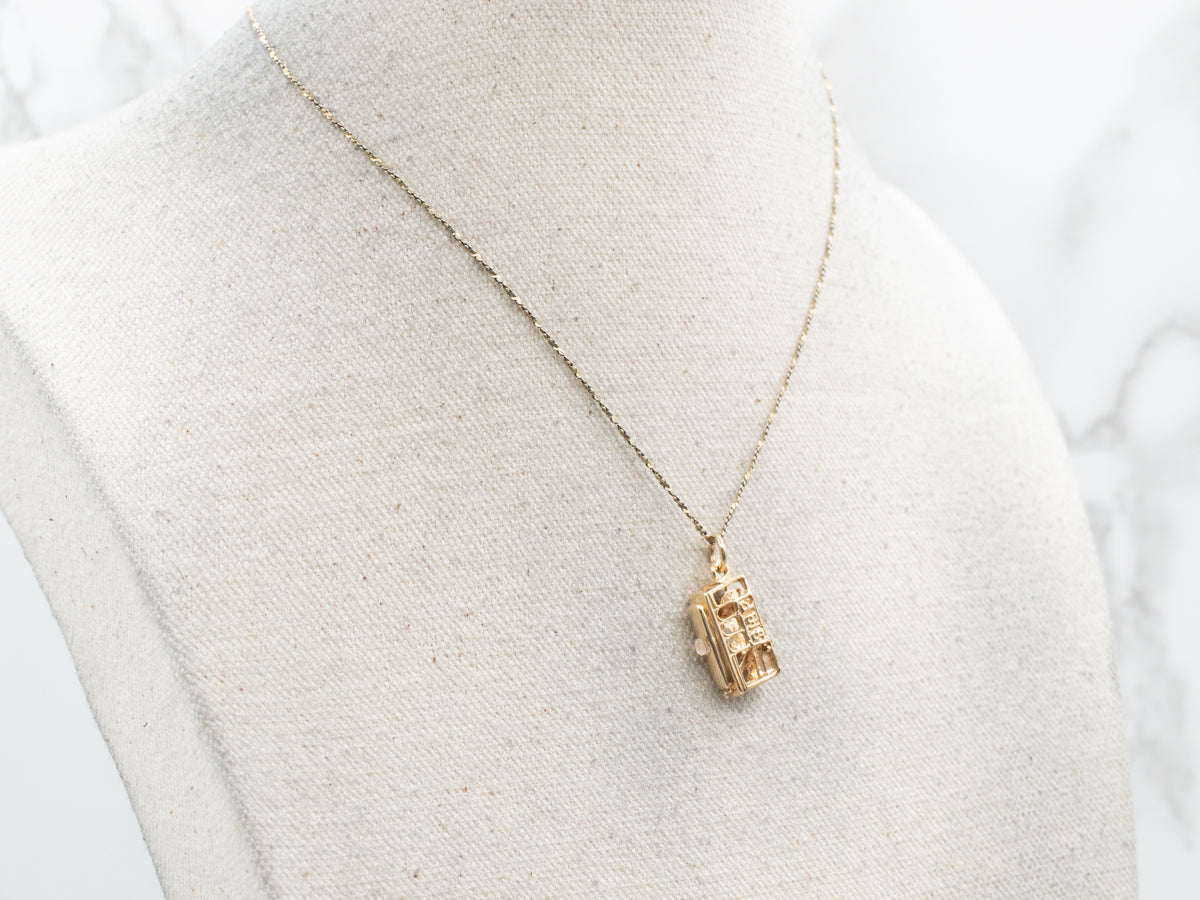 San Francisco Gold Cable Car Charm