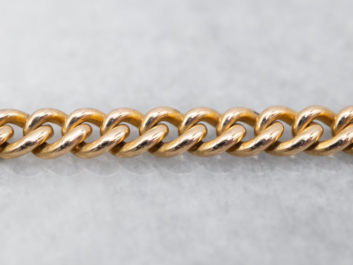 Atractiva pulsera de cadena de doble vuelta con anillo de resorte y cierre de clip para perro.