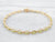 Yellow Gold Peridot Tennis Bracelet