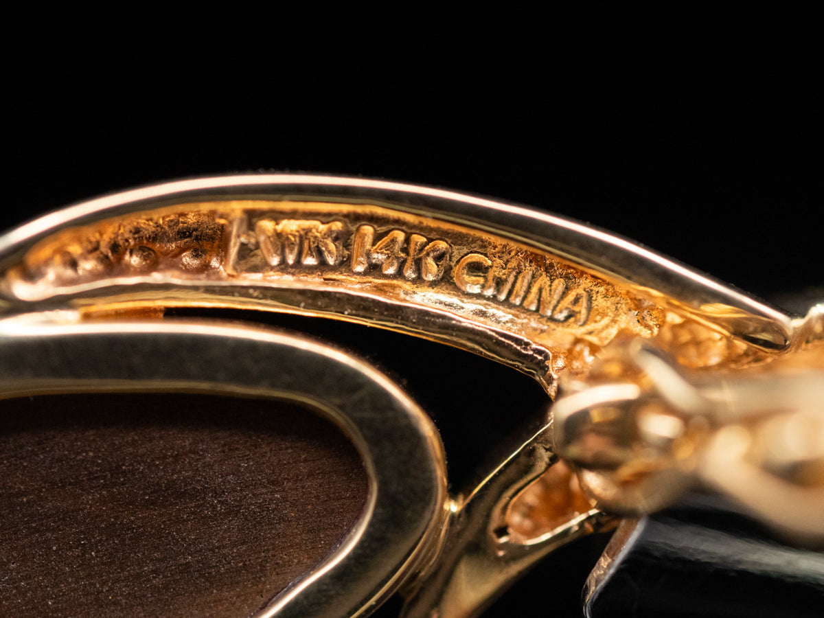 Modern Gold Boulder Opal and Diamond Pendant