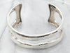 Unique Sterling Silver Double Cuff Bracelet