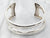 Unique Sterling Silver Double Cuff Bracelet