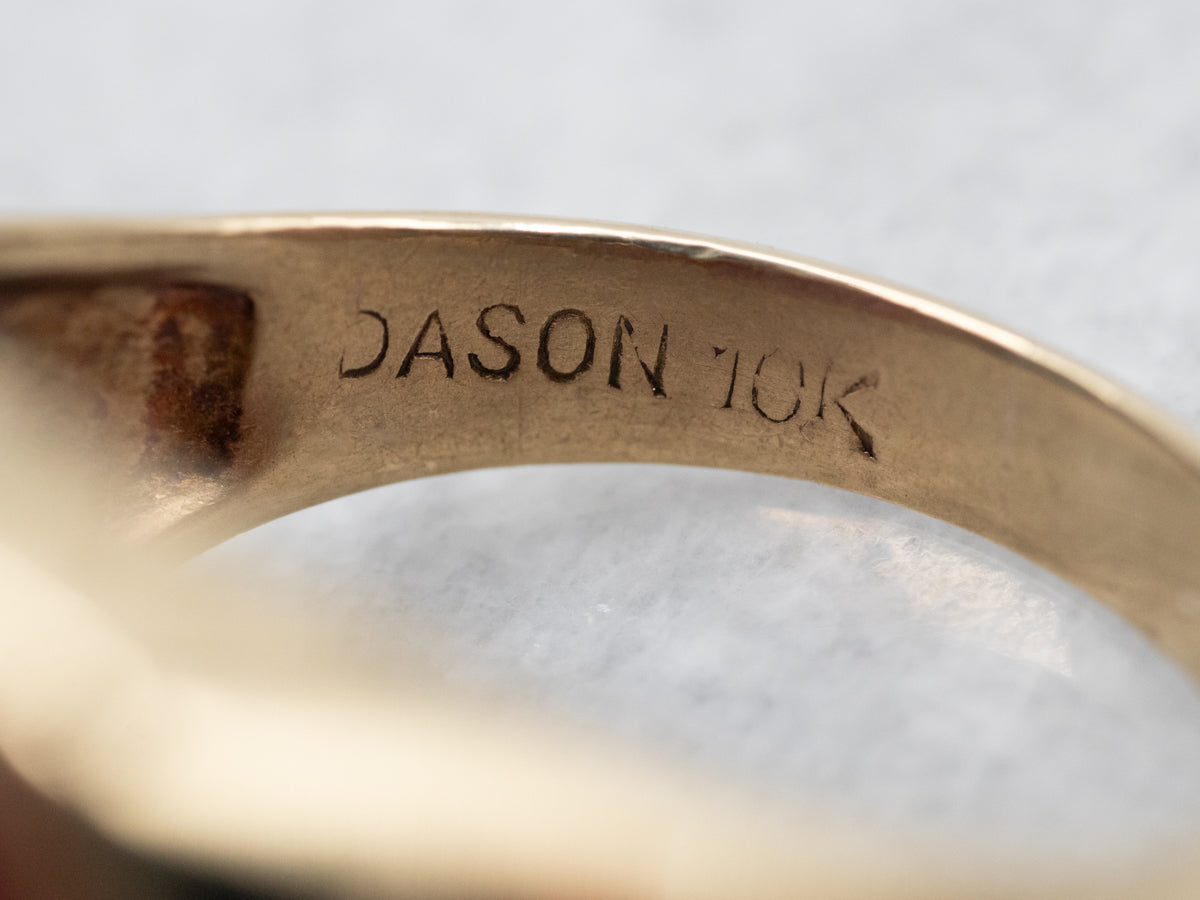 Men's Mid-Century Carnelian Ring