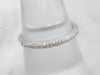 Expertly Crafted White Gold Double Row Diamond Wedding Band