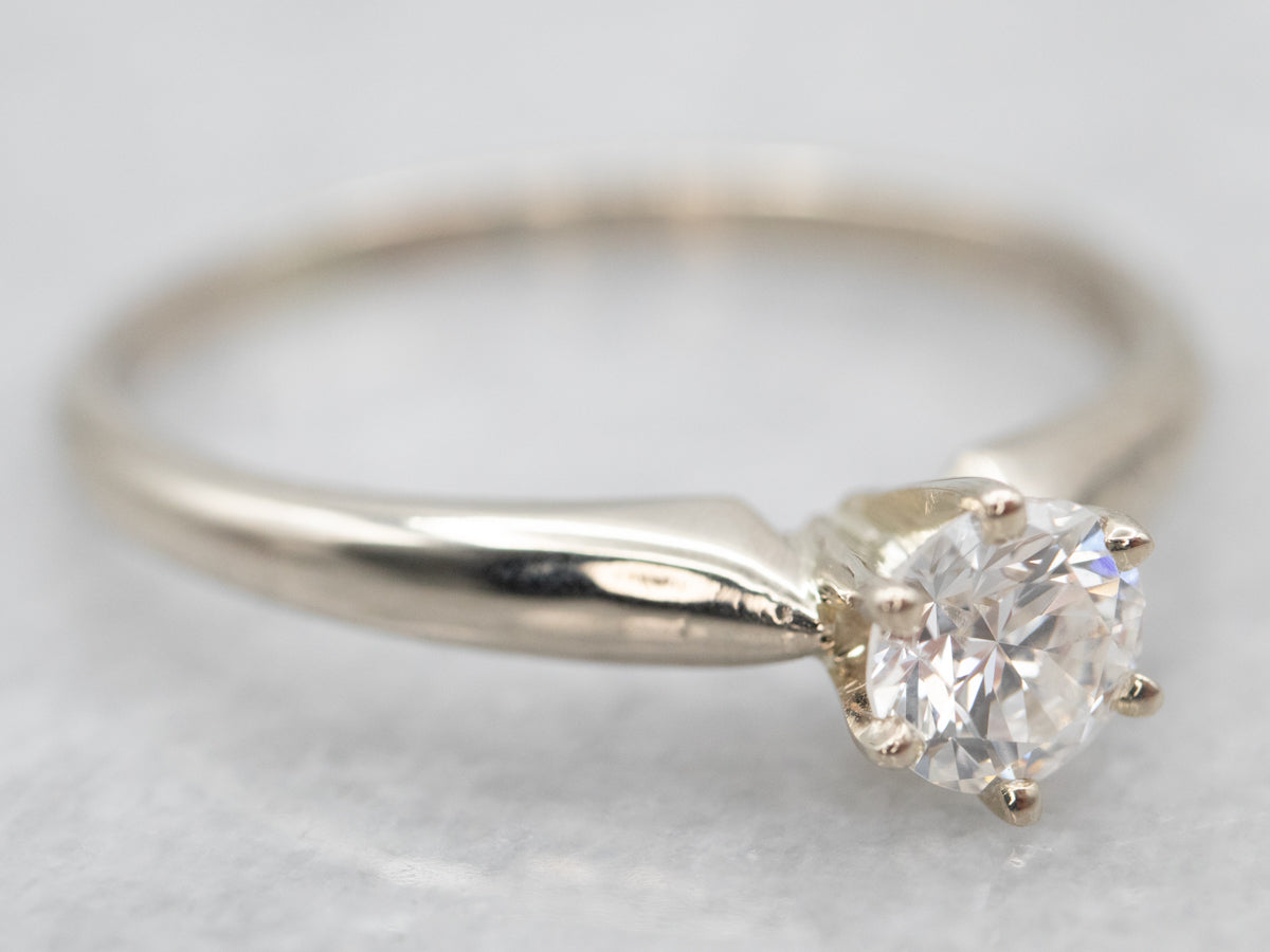 Classic Diamond Solitaire Engagement Ring