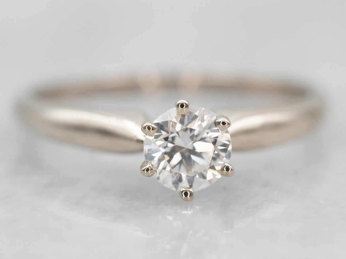 Classic Diamond Solitaire Engagement Ring