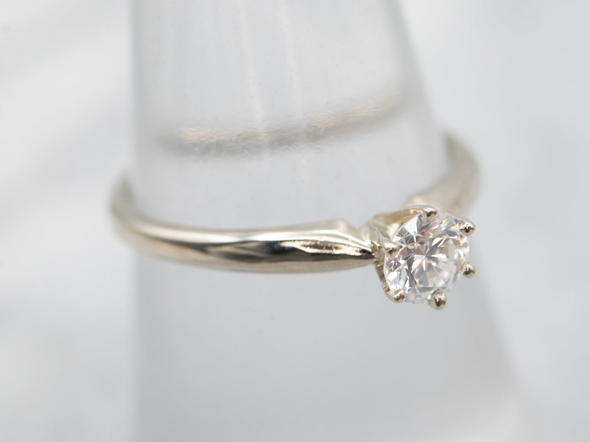 Classic Diamond Solitaire Engagement Ring