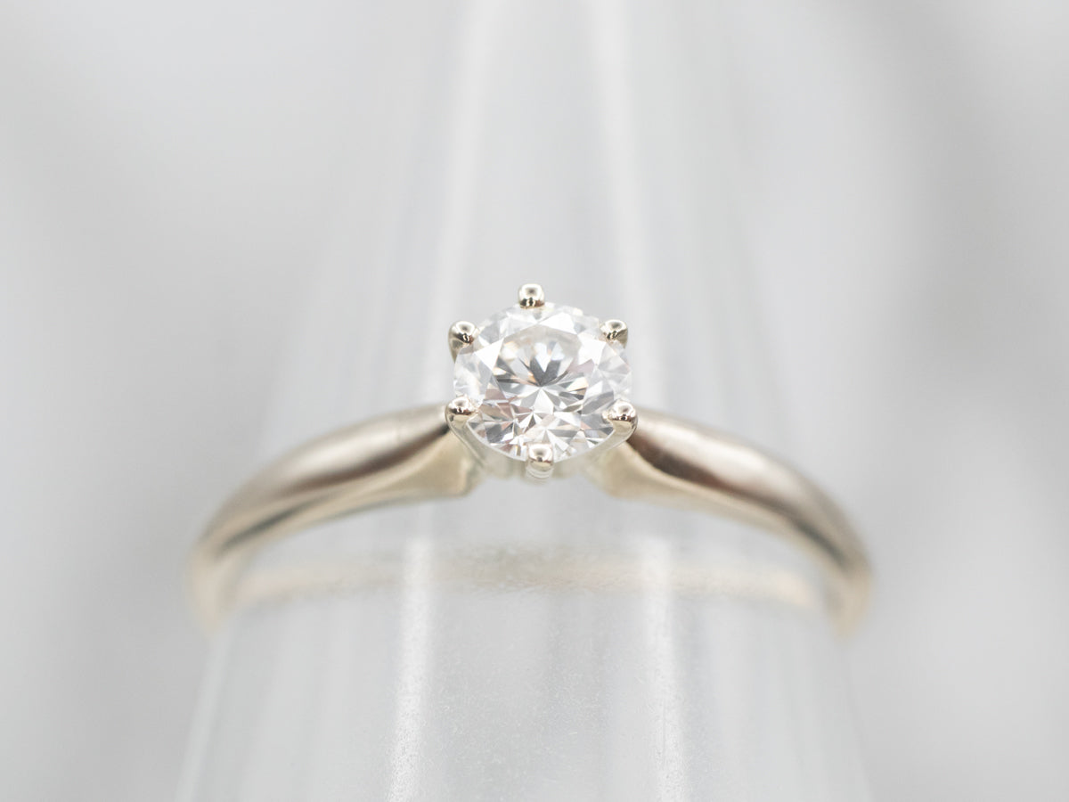 Classic Diamond Solitaire Engagement Ring