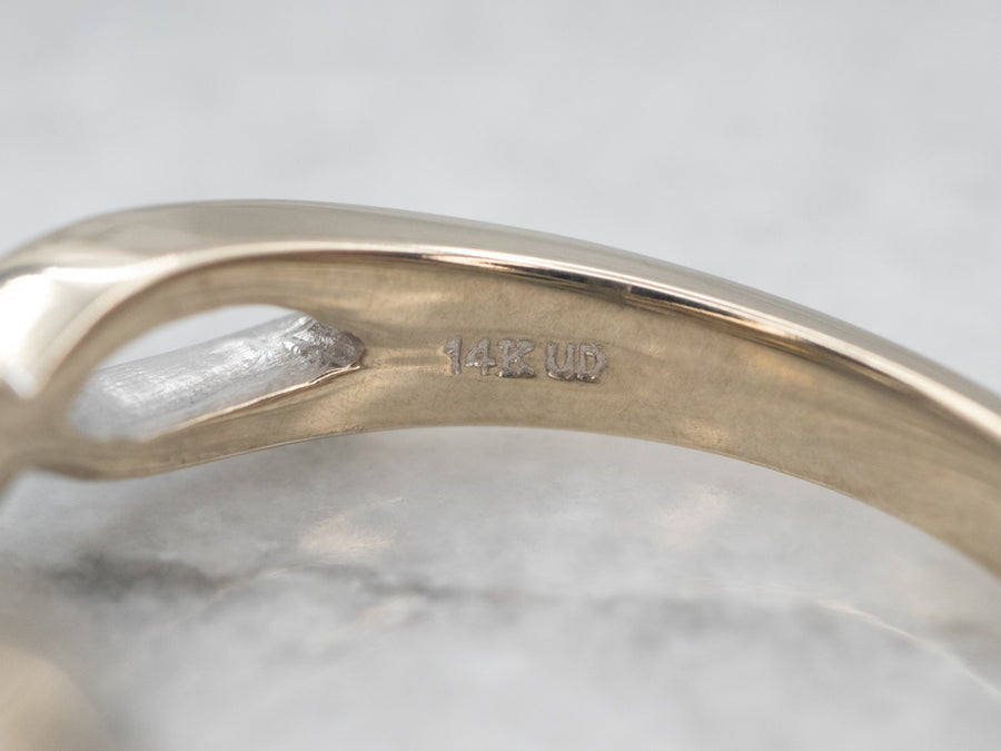 Stunning White Gold Sphene and Diamond Halo Engagement Ring