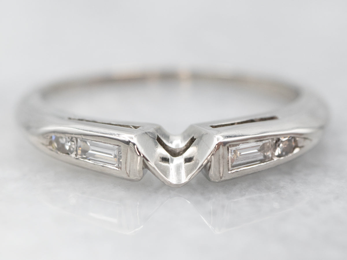 Timeless Platinum Diamond Guard Band