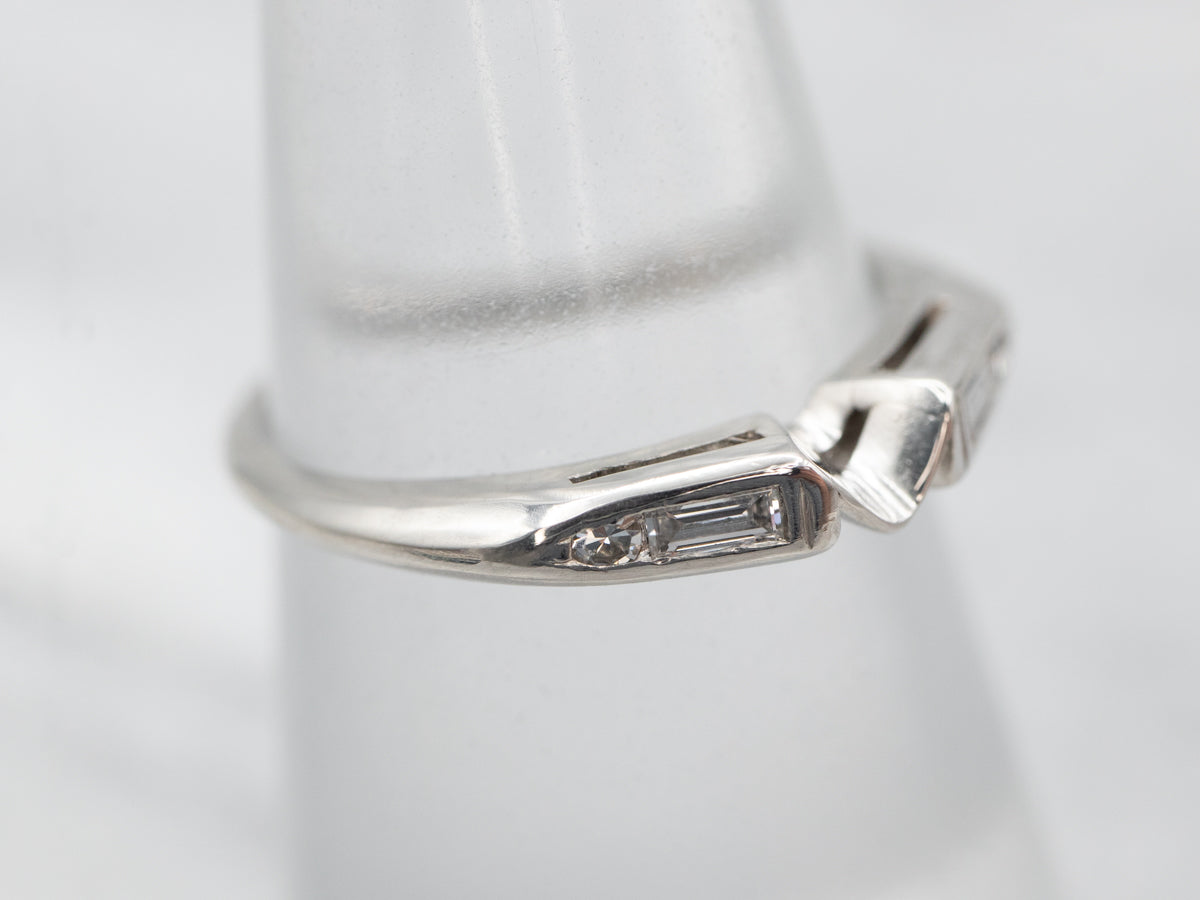 Timeless Platinum Diamond Guard Band