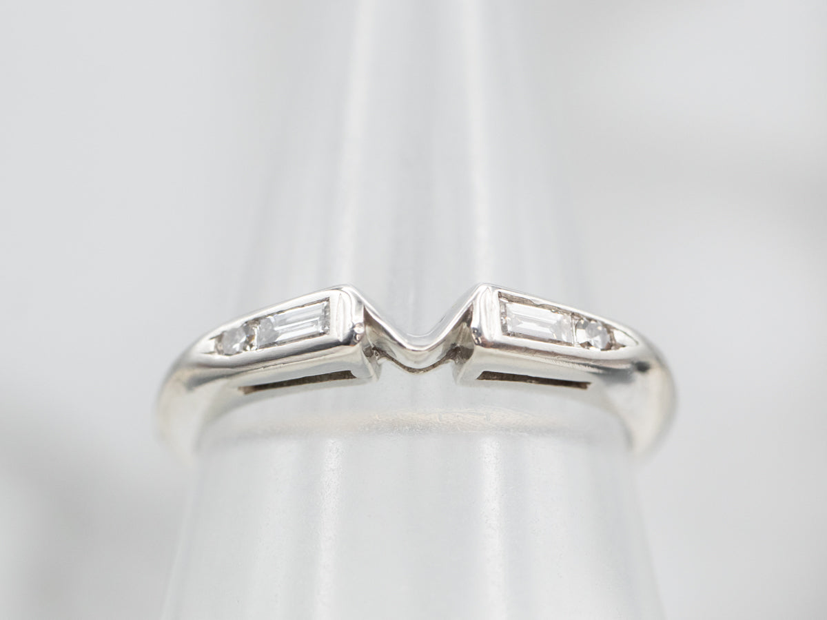 Timeless Platinum Diamond Guard Band