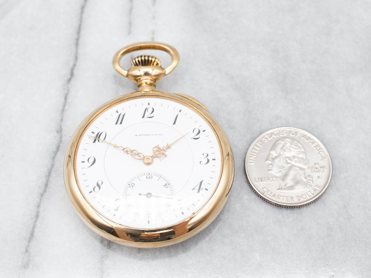 Open face pocket watch outlet