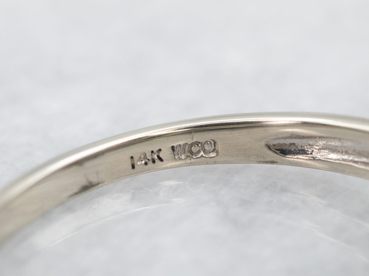 Modern Lime Green Tourmaline Diamond Ring