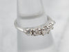 Perfect Platinum Diamond Engagement Ring with European Cut Diamond Accents