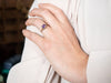 Antique Purple Sapphire Solitaire Engagement Ring