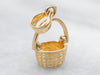 Yellow Gold Nantucket Basket Charm
