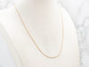 Yellow Gold Dainty Barley Chain with Spring Ring Clasp