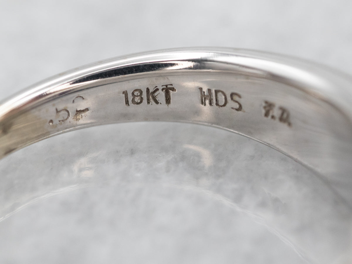 Brilliant Modern Purple Sapphire Engagement Ring with Diamond Accents